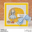 ODDBALL OZ DOROTHY & TOTO RUBBER STAMP SET (2 stamps included)